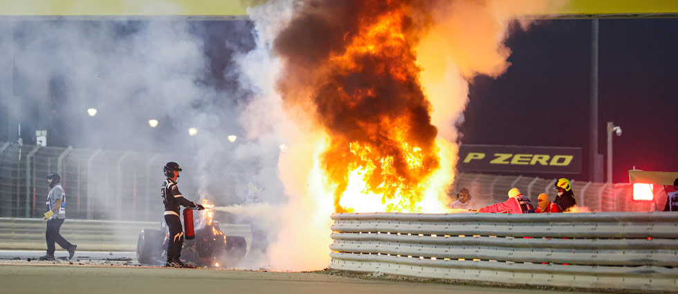 Par miracle, le pilote français Romain Grosjean a survécu à un terrible accident lors du Grand Prix de Bahreïn.
