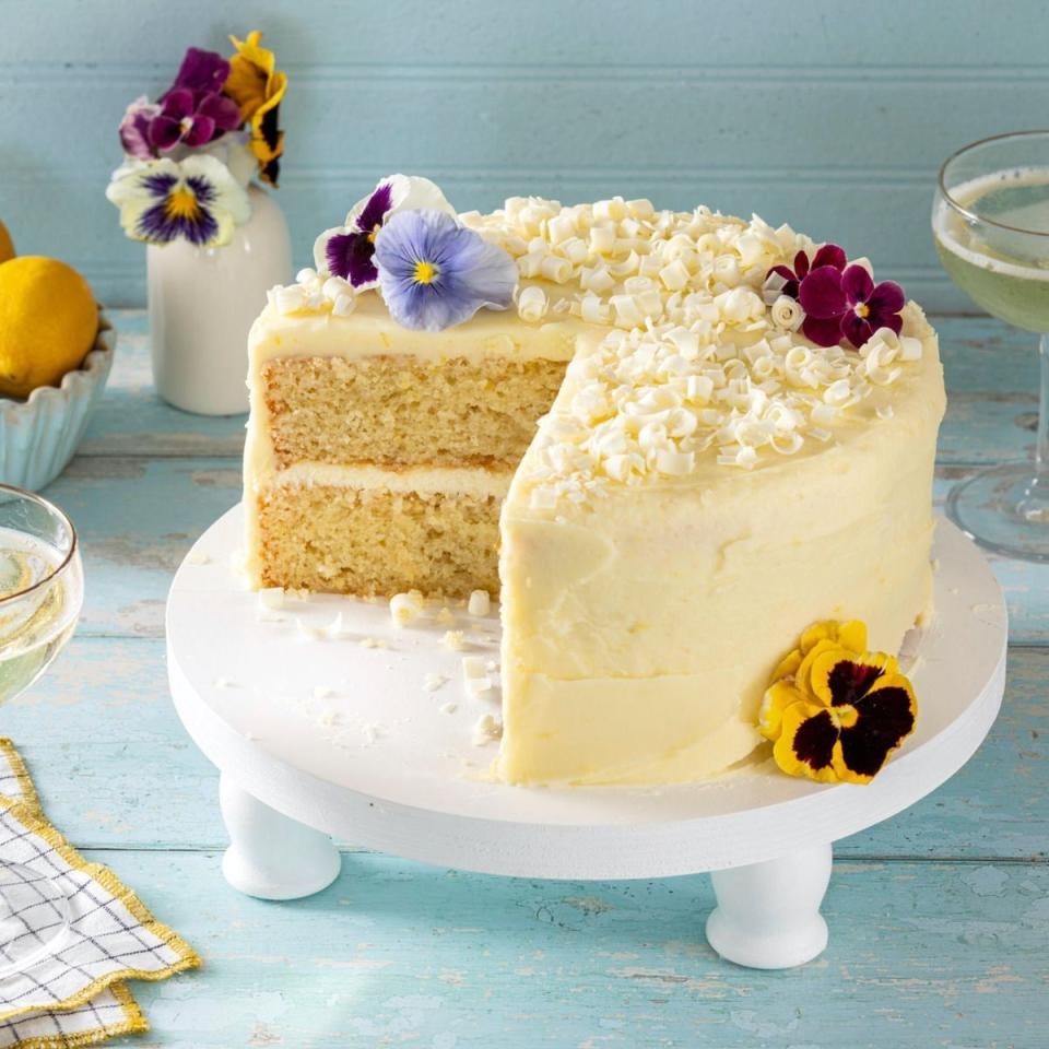 spring desserts lemon cake