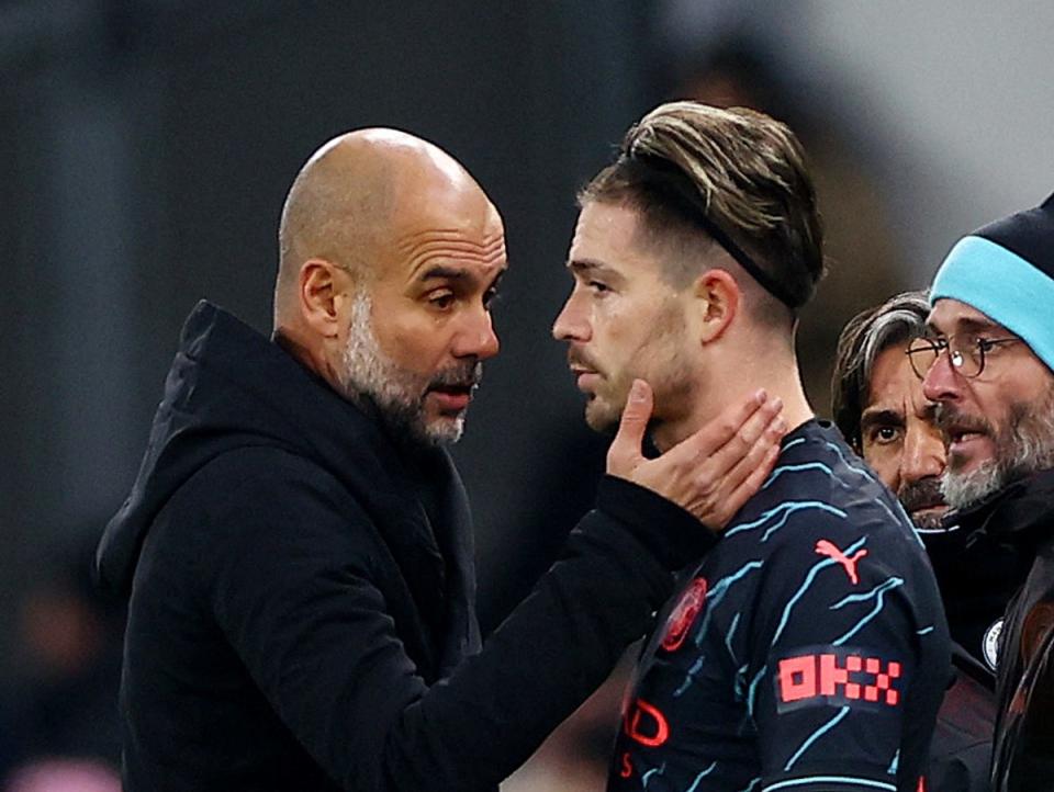 Jack Grealish came off early with a muscle injury (Action Images via Reuters)