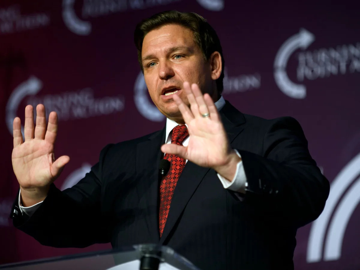 Florida Gov. Ron DeSantis says Republicans are approaching big business all wron..