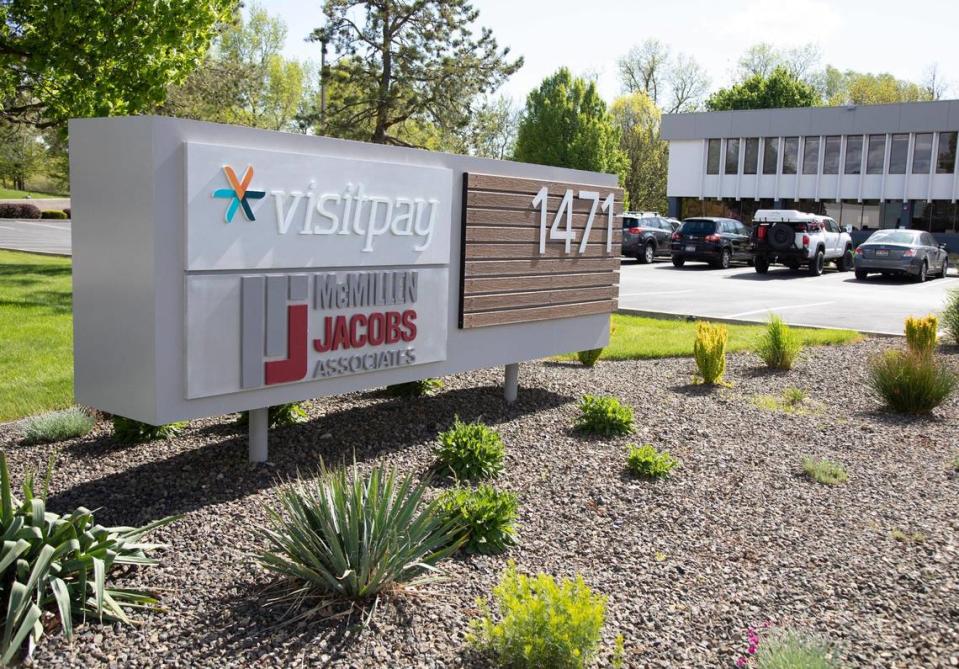 VisitPay is located in a former St. Luke’s Health System building at 1471 Shoreline Drive in Boise, next to the headquarters of AgriBeef. VisitPay was sold Tuesday for $300 million to Chicago company R1 RCM Inc.