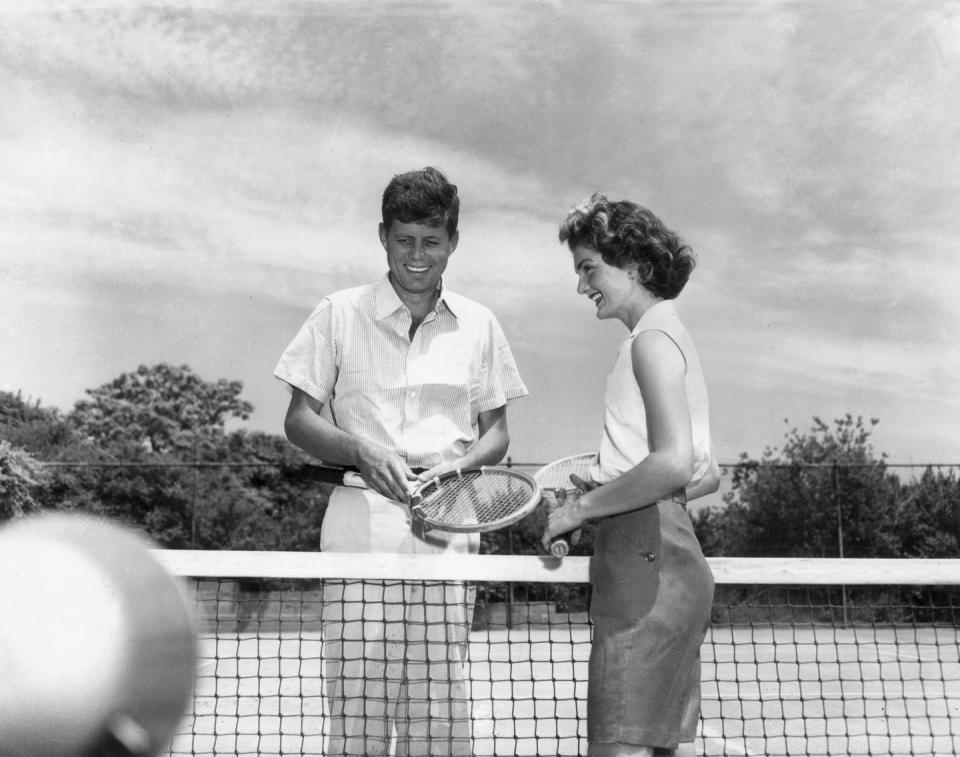Jacqueline Kennedy and John F. Kennedy