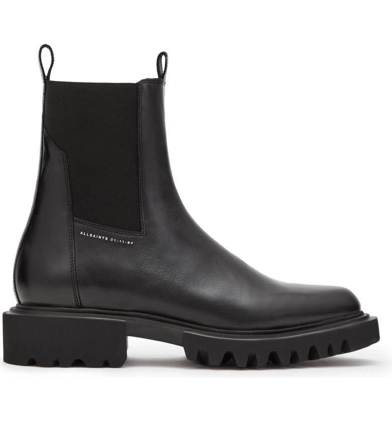 <p><strong>AllSaints</strong></p><p><a href="https://go.redirectingat.com?id=74968X1596630&url=https%3A%2F%2Fwww.nordstrom.com%2Fs%2Fallsaints-harlee-chelsea-boot-women%2F5914772&sref=https%3A%2F%2Fwww.harpersbazaar.com%2Ffashion%2Ftrends%2Fg40384348%2Fnordstrom-anniversary-sale-fashion-deals-2022%2F" rel="nofollow noopener" target="_blank" data-ylk="slk:Shop Now;elm:context_link;itc:0;sec:content-canvas" class="link ">Shop Now</a></p><p><strong><del>$299</del> $200 (33% off)</strong></p><p>The chunky lug sole on this pair of leather AllSaints boots isn't messing around.</p>