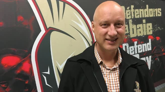 Serge Thériault is the Acadie-Bathurst Titan team president. 