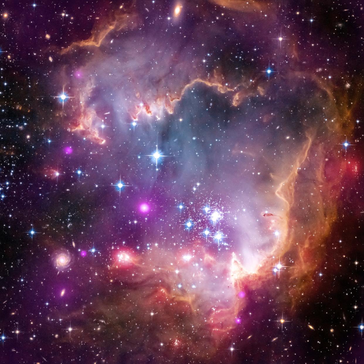 NGC 602 Small Magellanic Cloud Chandra