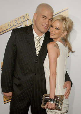 Tito Ortiz and Jenna Jameson at the Los Angeles premiere of Summit Entertainment's Never Back Down