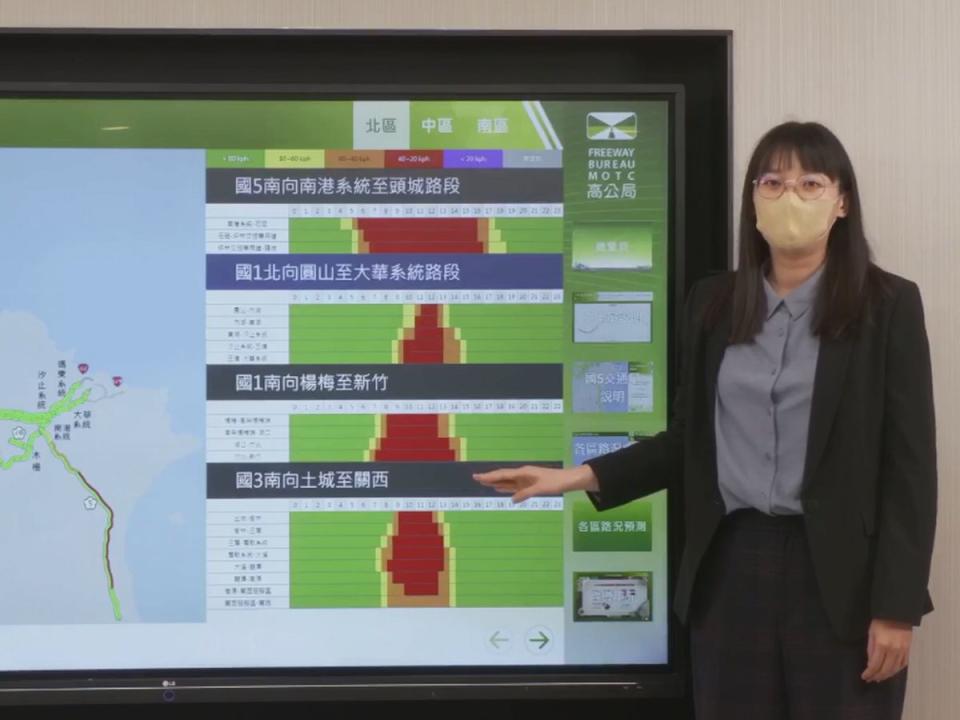 國道路況預報達人陳亭仲提醒今天國五車流恐怕要到傍晚４、５點才能紓解。（圖：高速小飛力臉書）