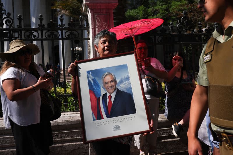 Funeral of Chile's former President Sebastian Pinera, in Santiago