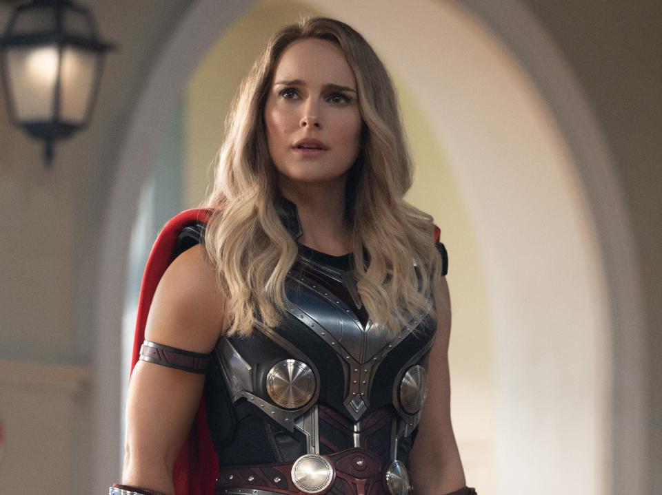 Natalie Portman as Jane Foster/Mighty Thor in "Thor: Love and Thunder."