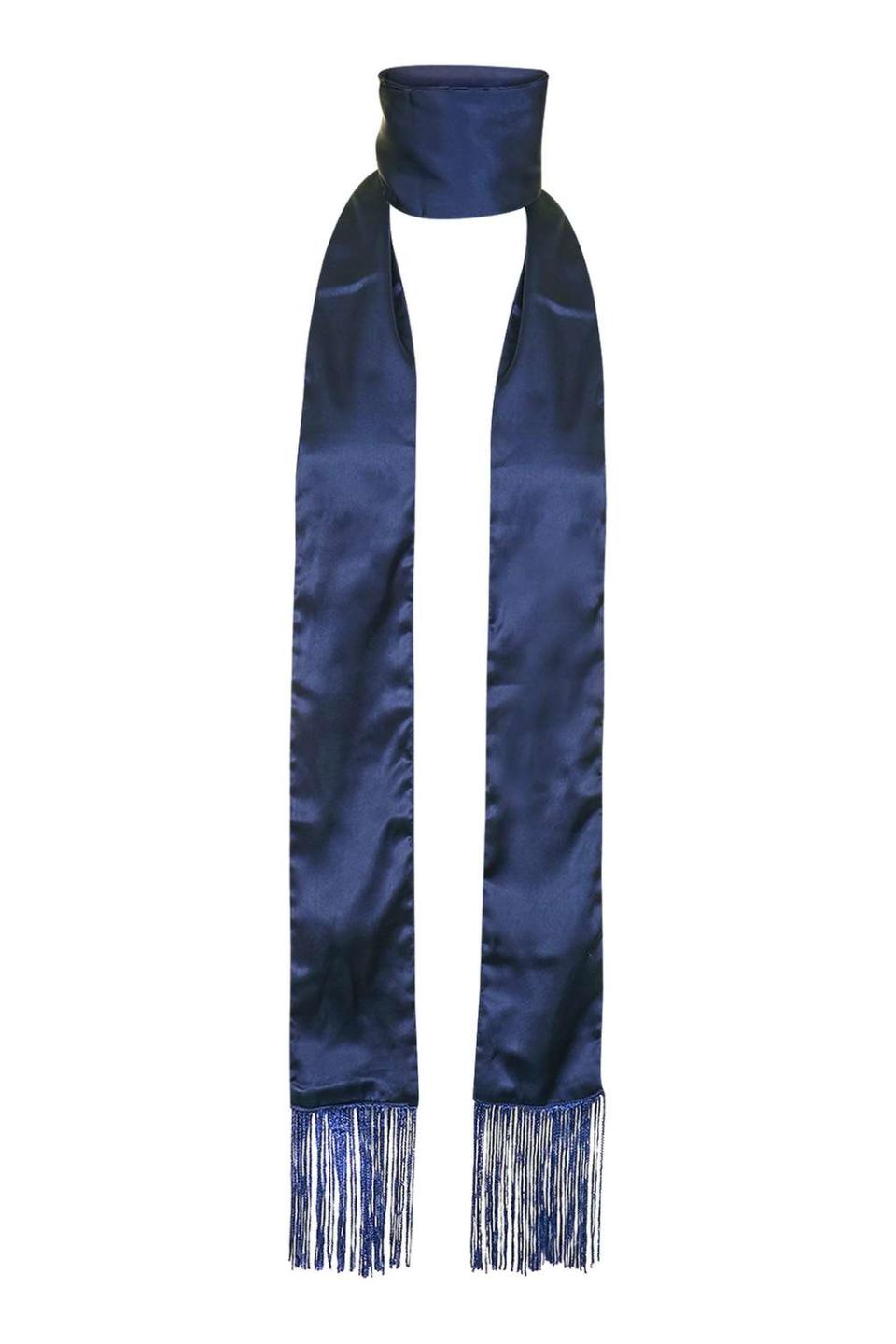 Tassel End Skinny Scarf