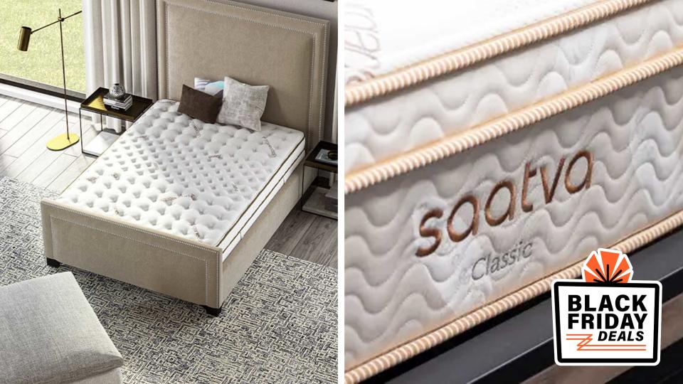 You can save up to $350 on a Reviewed-approved Saatva mattress at this Black Friday sale.