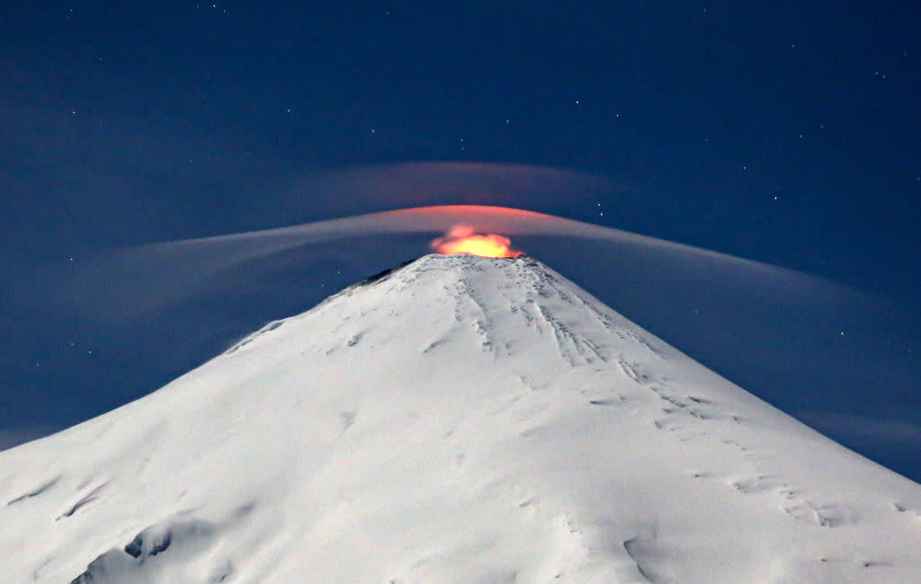  A volcano. . 