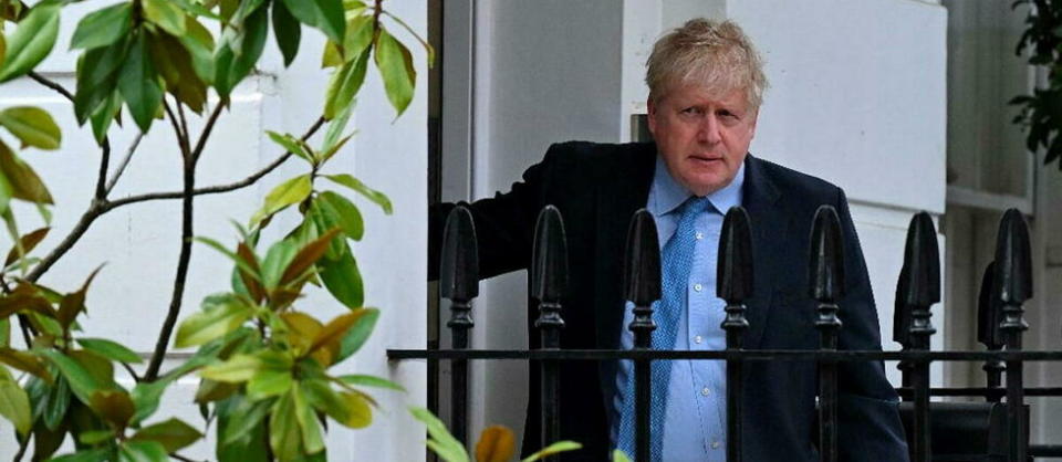 Boris Johnson attend son huitième enfant.   - Credit:JUSTIN TALLIS / AFP