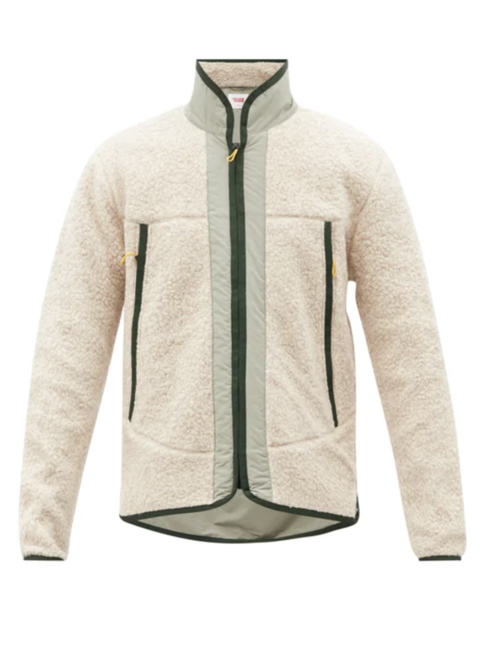 Baird Panelled Fleece Zip-Up Jacket