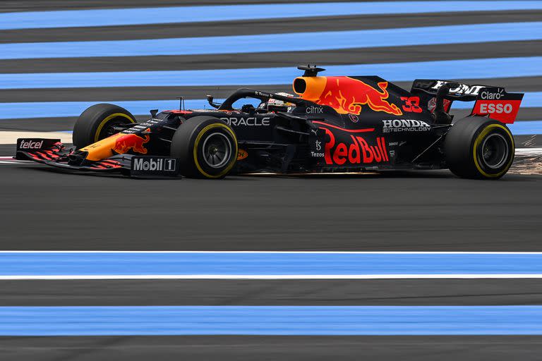 Max Verstappen partirá primero con su Red Bull en la carrera del Gran Premio de Francia de Fórmula 1, en Paul Ricard.