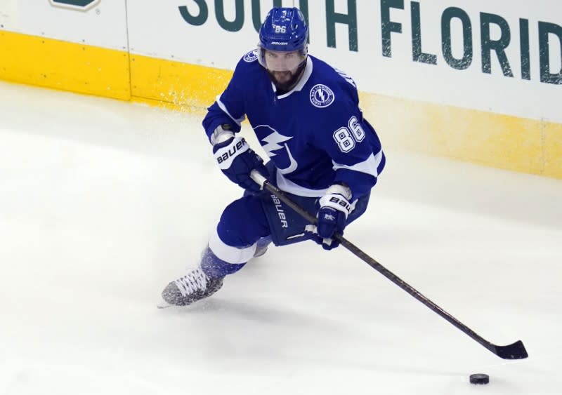 NHL: Stanley Cup Playoffs-Columbus Blue Jackets at Tampa Bay Lightning