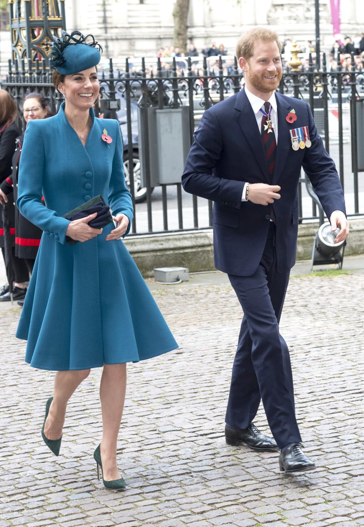 Duchess Of Cambridge Attends ANZAC Day Service