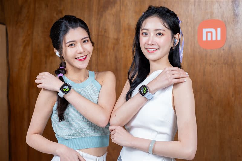 Redmi Watch 4螢幕從上一代的1.75 吋升級到了1.97吋 AMOLED。（圖／小米台灣提供）