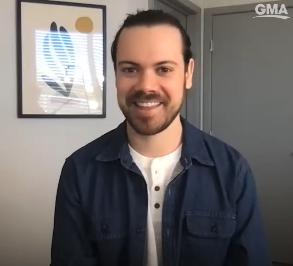 Close-up of Alexander smiling