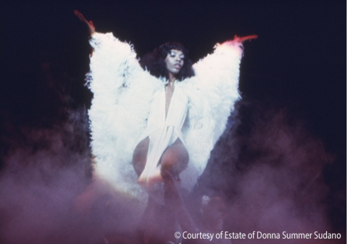 Donna Summer with angel wings