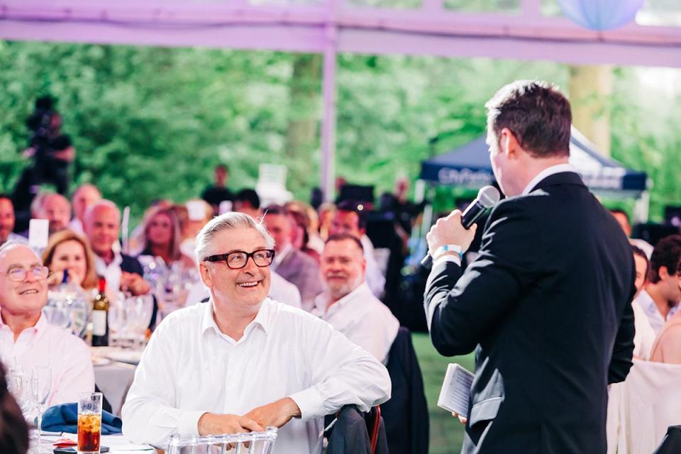 Todd Haimes, Alec Baldwin, and Pat Tully