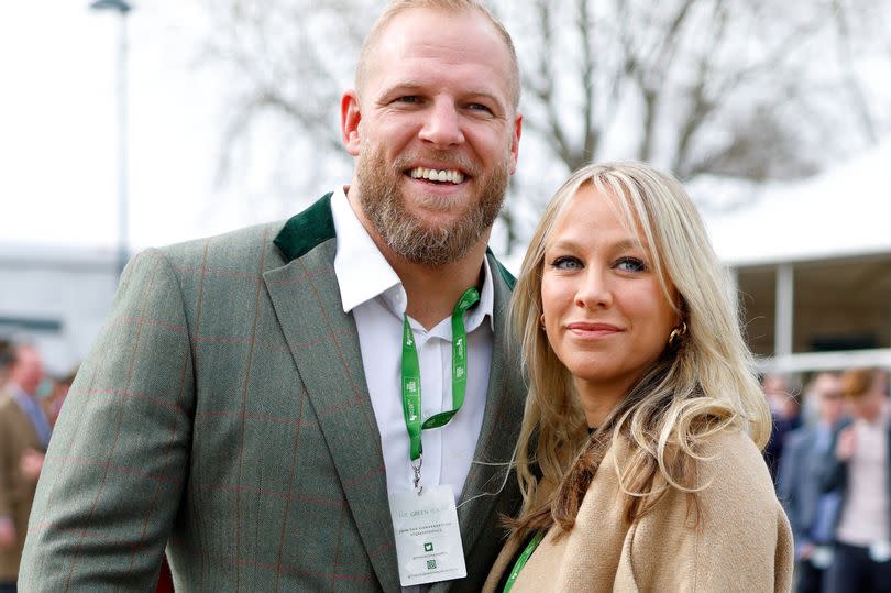 Chloe Madeley and James Haskell