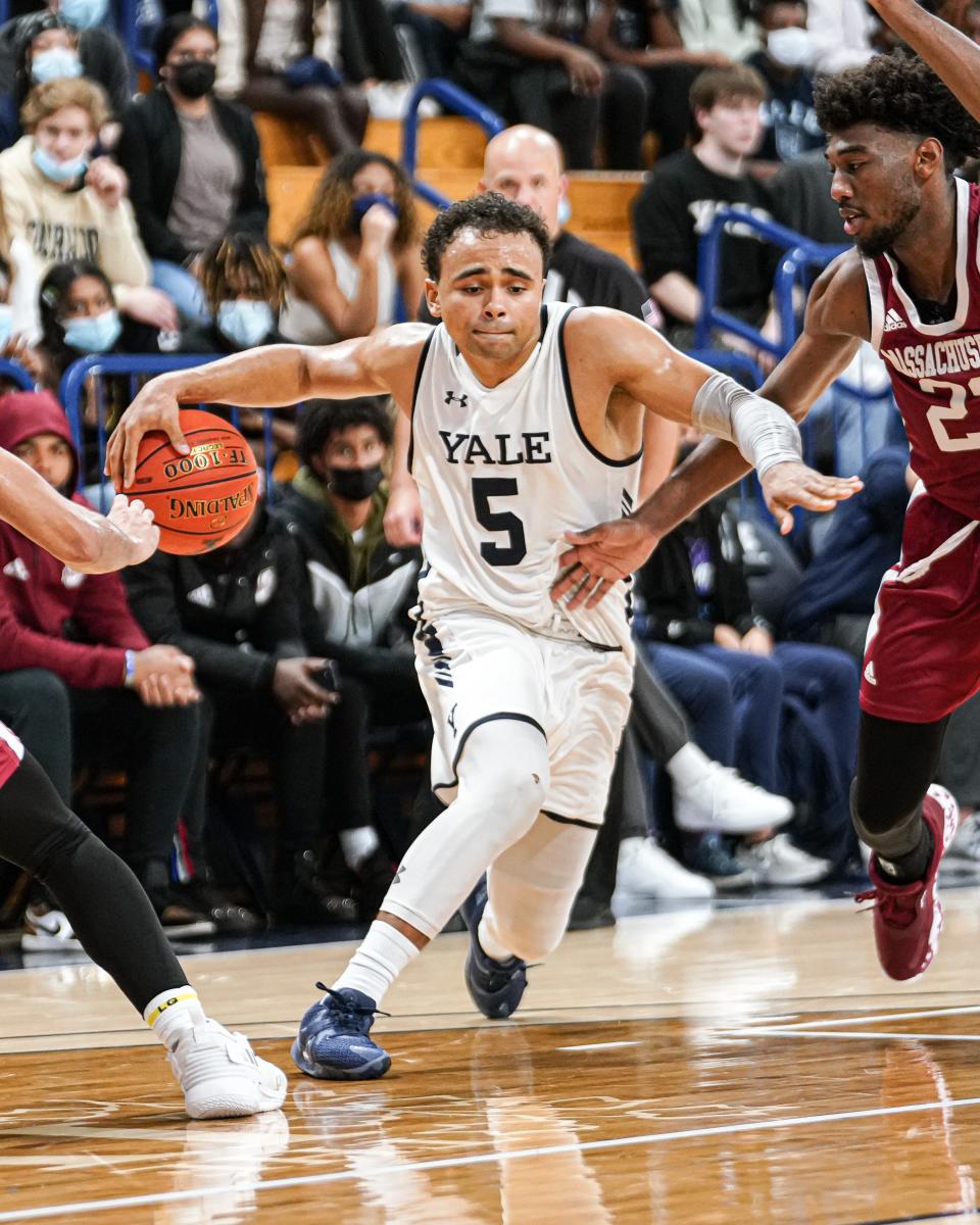 Azar Swain, of Brockton, continues to be a prolific scorer at Yale.