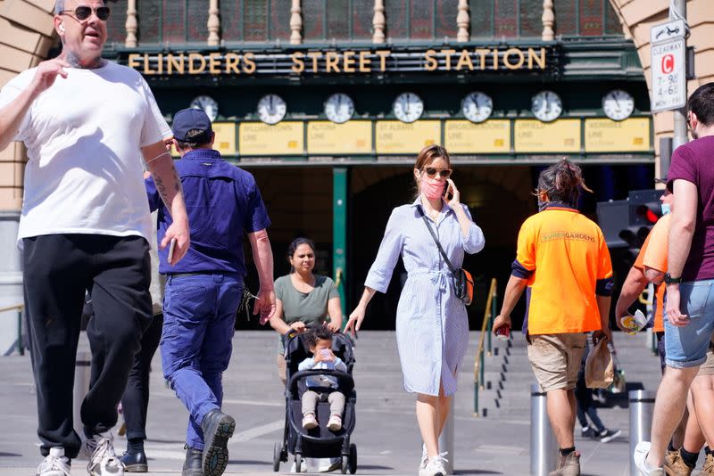 The first day of eased restrictions following a COVID-19 lockdown in Melbourne