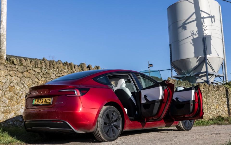 The Tesla Model 3 starts at £39,990, and the 75kWh dual-motor, long range all-wheel drive version tested here is £49,990