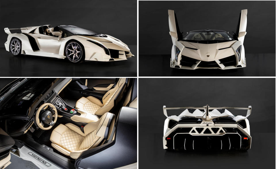 Lamborghini Veneno Roadster. (Bilder: bonhams.com)