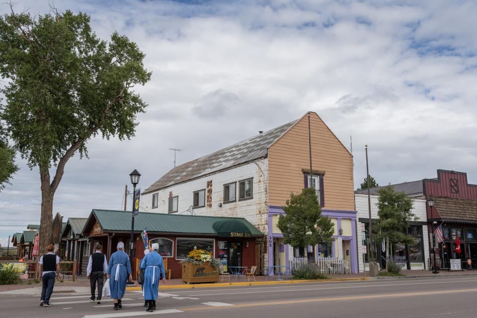 Members of Custer County's Amish community