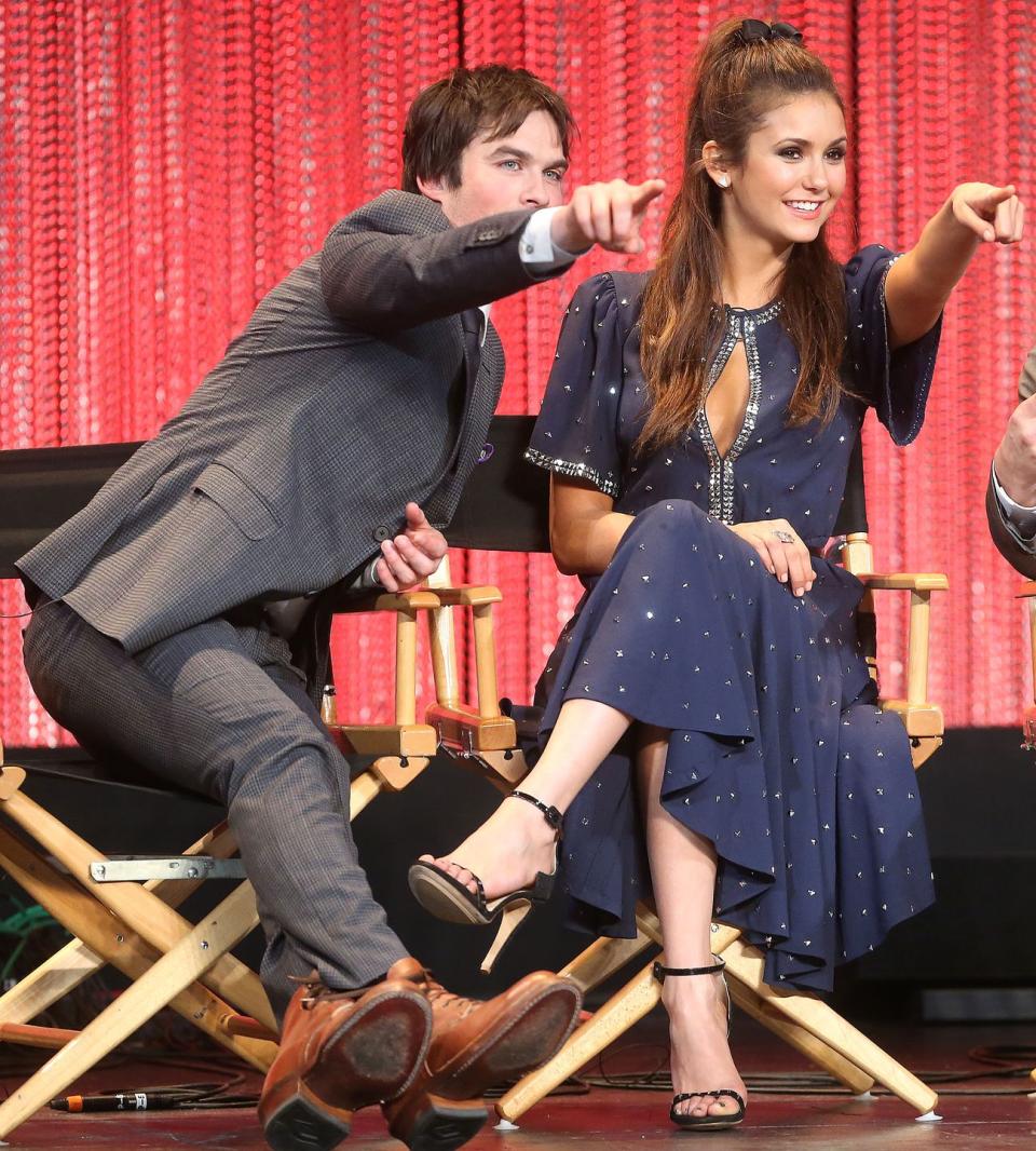 Ian Somerhalder and Nina Dobrev