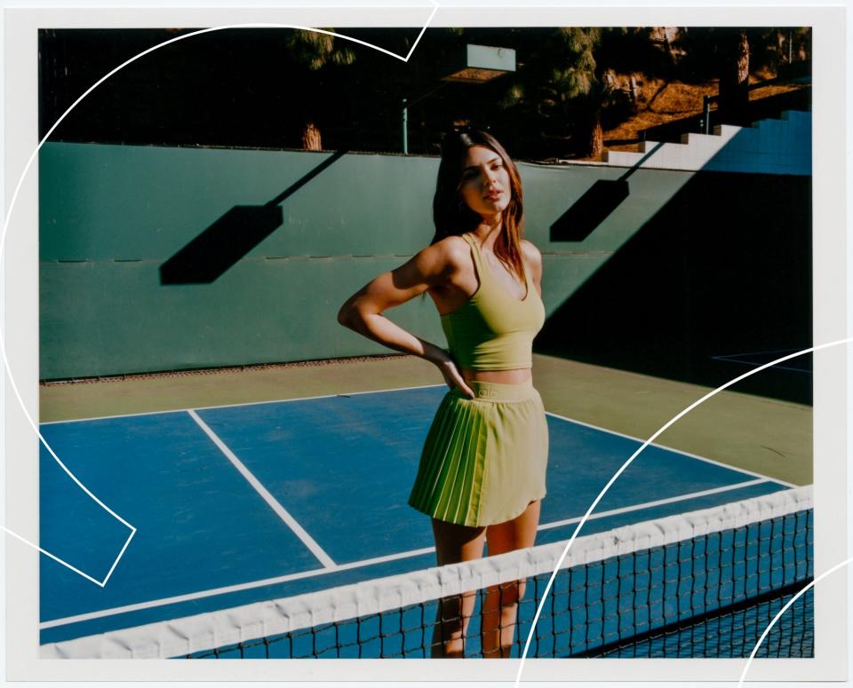 Kendall Jenner Tennis Skirt Set