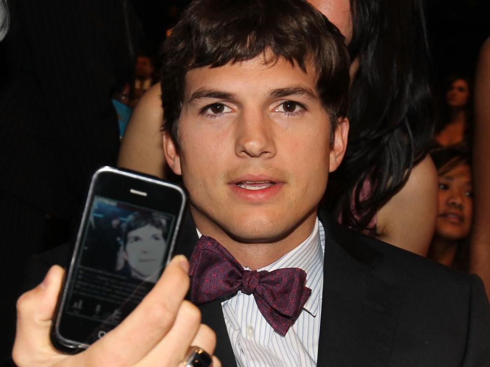 Ashton Kutcher at the People's Choice Awards in 2010.