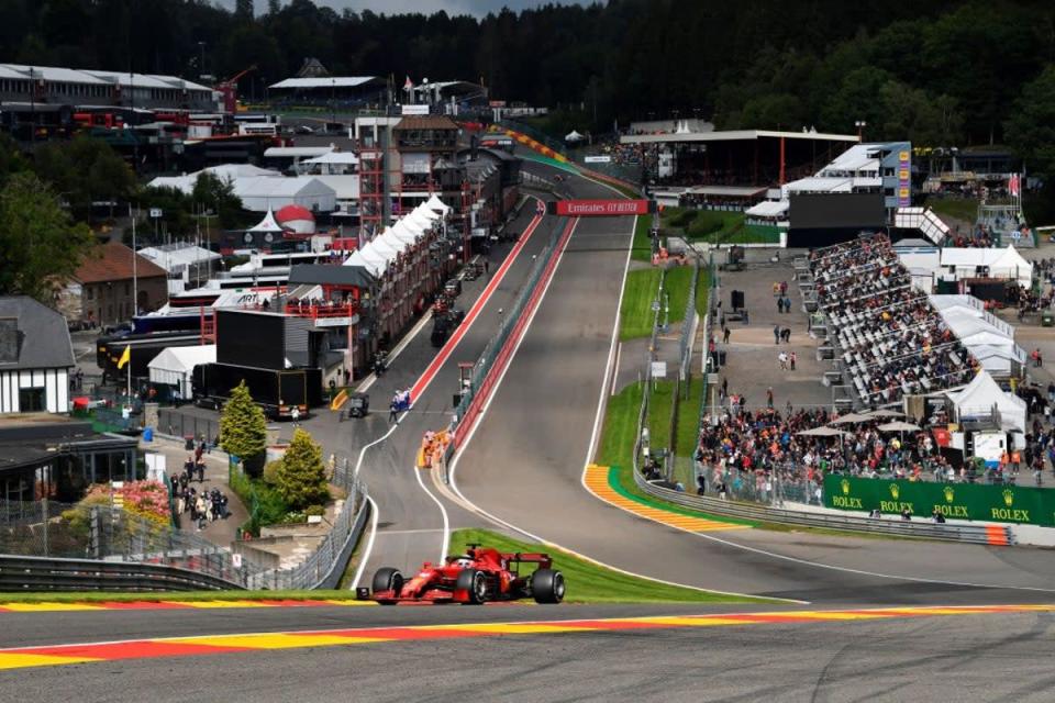 Después de cuatro semanas de descanso en agosto, la Fórmula 1 llega a Spa para el Gran Premio de Bélgica del 26 al 28 de agosto (AFP vía Getty Images)