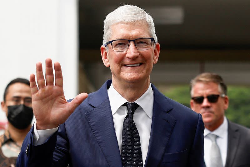 Apple CEO Tim Cook in Jakarta