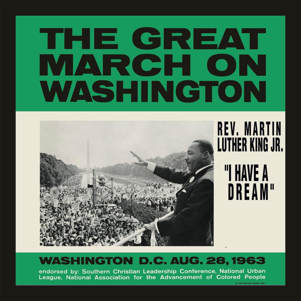 Cover image of the new "I Have a Dream" digital single, released by Motown Records on the 57th anniversary of Martin Luther King Jr.'s March on Washington.