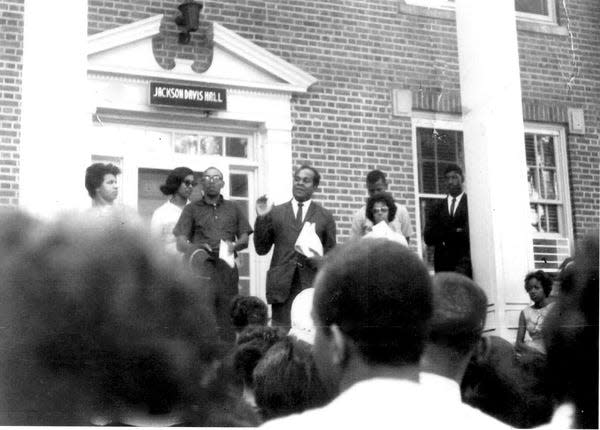 Archived photos of Florida A&M University's original law graduates from the College of Law.