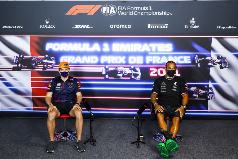 Max Verstappen y Lewis Hamilton, un duelo que tomó temperatura; el polémico accidente en Silverstone, el episodio más crítico de la temporada