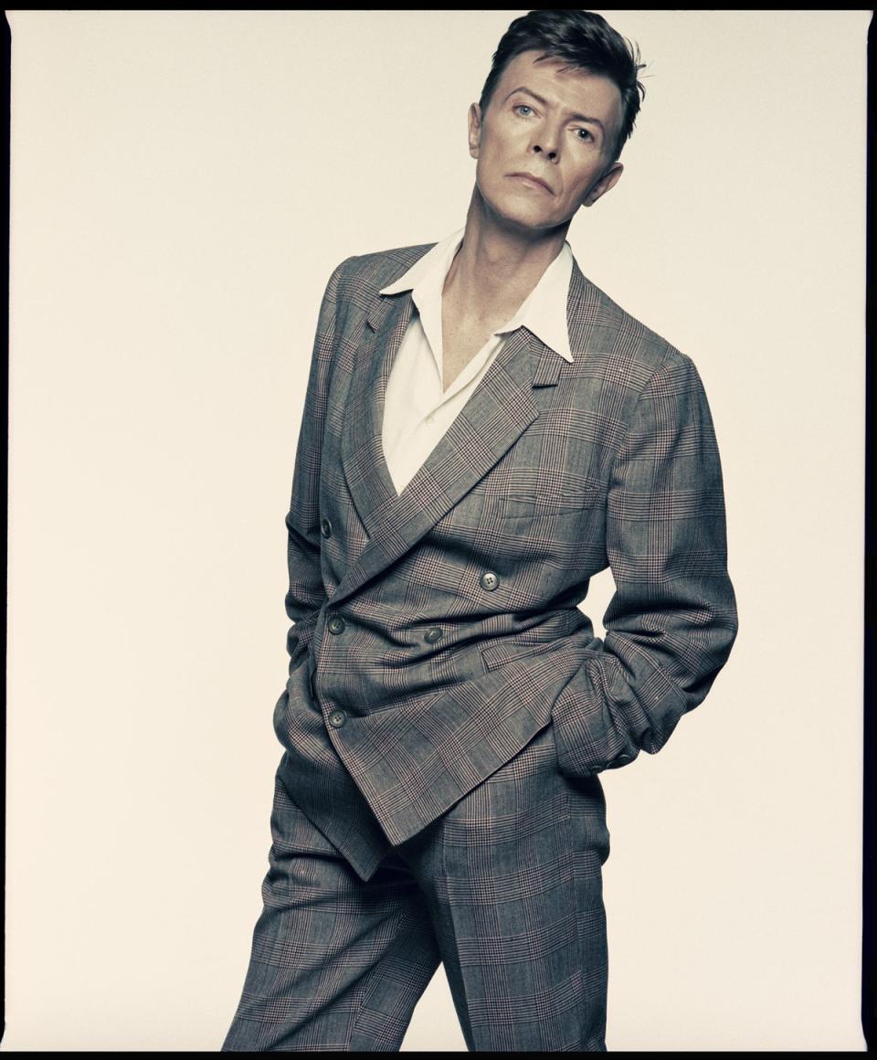 During the shoot Bowie was warm and open to ideas, down to earth and easy to work with (Kevin Davies)