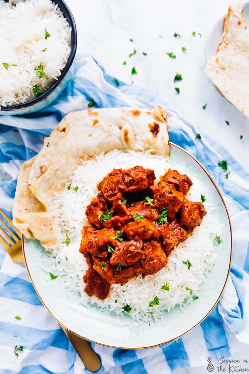 Slow Cooker Tofu "Butter Chicken"