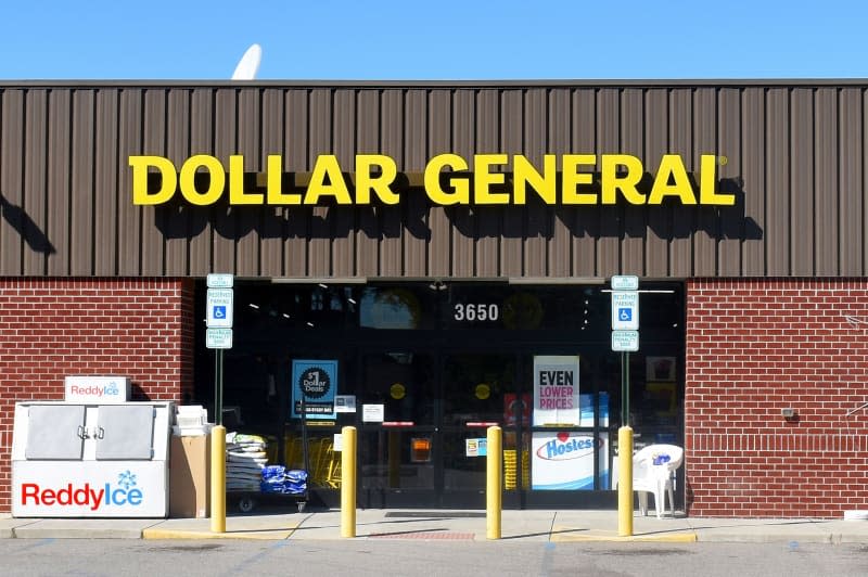 Dollar General Store, Nashville, North Carolina, USA, October 23, 2023