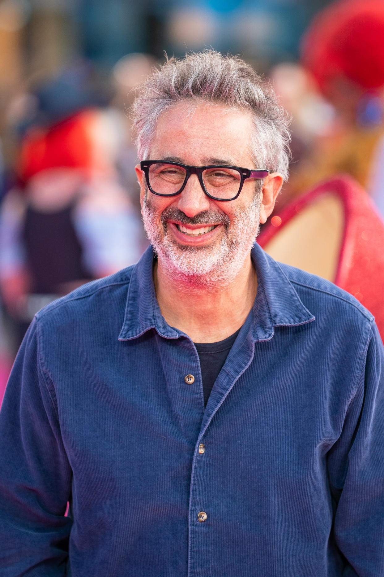 David Baddiel arriving for the world premiere of Everybody's Talking About Jamie at the Royal Festival Hall in London. Picture date: Monday September 13, 2021. (Photo by Dominic Lipinski/PA Images via Getty Images)