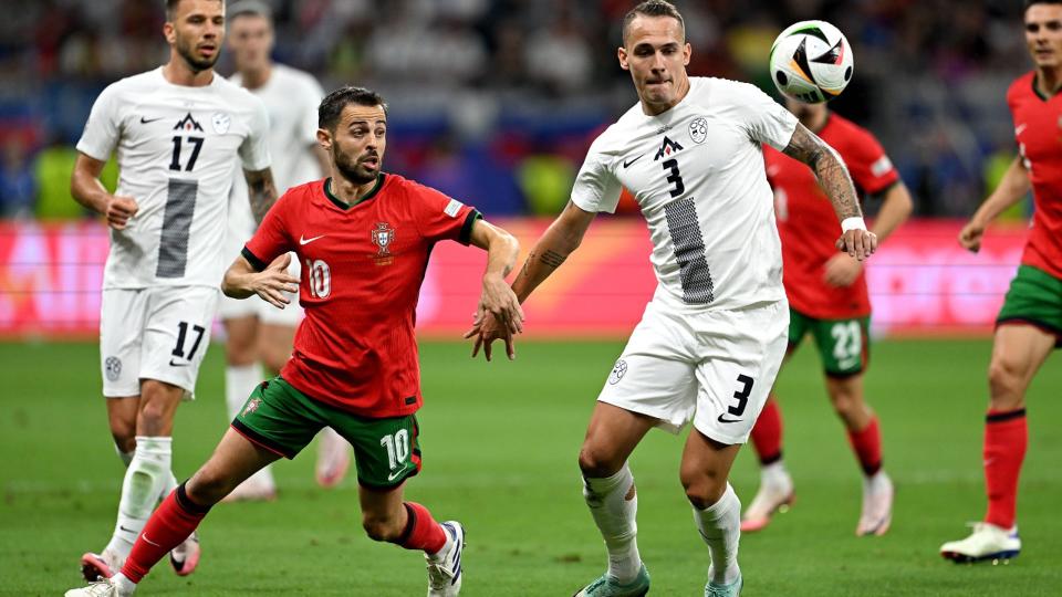 FOCUS TIME: Bernardo Silva is a study in concentration.