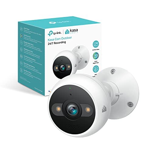 Kasa 4MP 2K Security Camera Outdoor Wired, IP65, Starlight Sensor & 98 Ft Night Vision, Motion/…