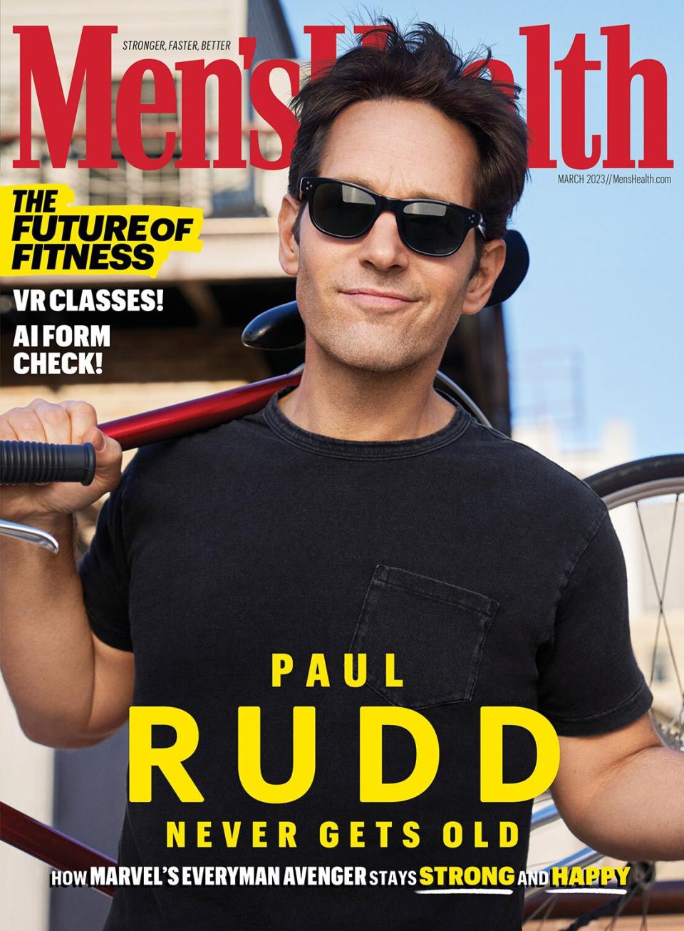 Men’s Health March 2023 issue cover + portraits feat. Paul Rudd: photo credit: Carter Smith for Men’s Health**