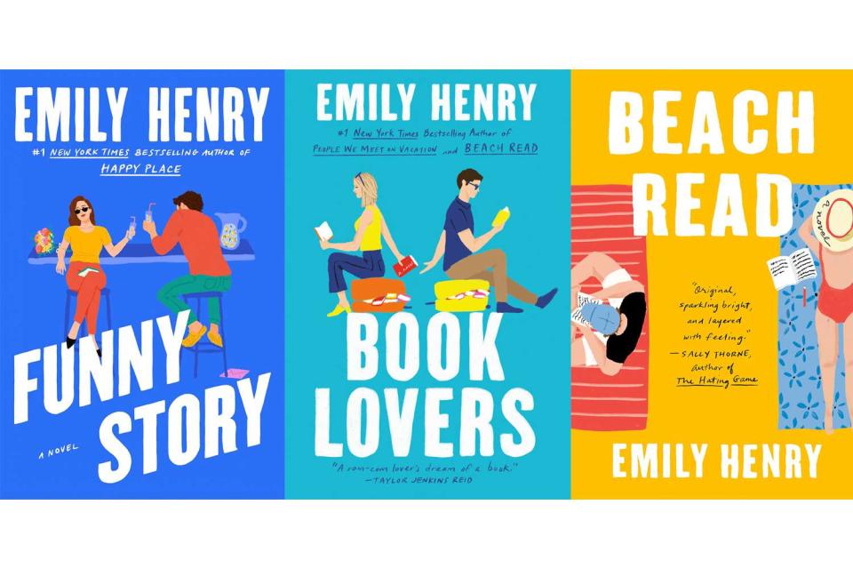 <p>Penguin Random House</p> Funny Story, Book Lovers, Beach Read by Emily Henry
