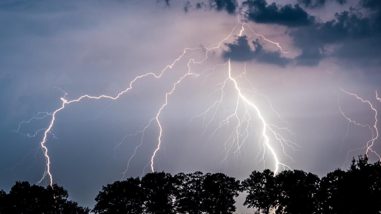 Dank eines Radioteleskopes aus tausenden einfachen Antennen haben Wissenschaftler herausgefunden, warum Gewitterwolken mehrfach blitzen. Foto: Patrick Pleul/Illustration