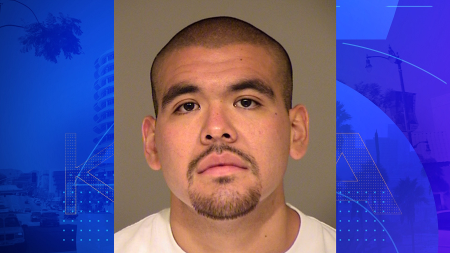 David Guadalupe Calderon, 31, seen in a booking photo from the Ventura County District Attorney’s Office.