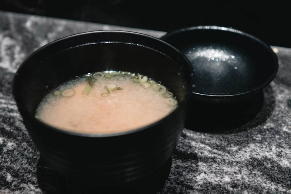 An Omakase -miso soup